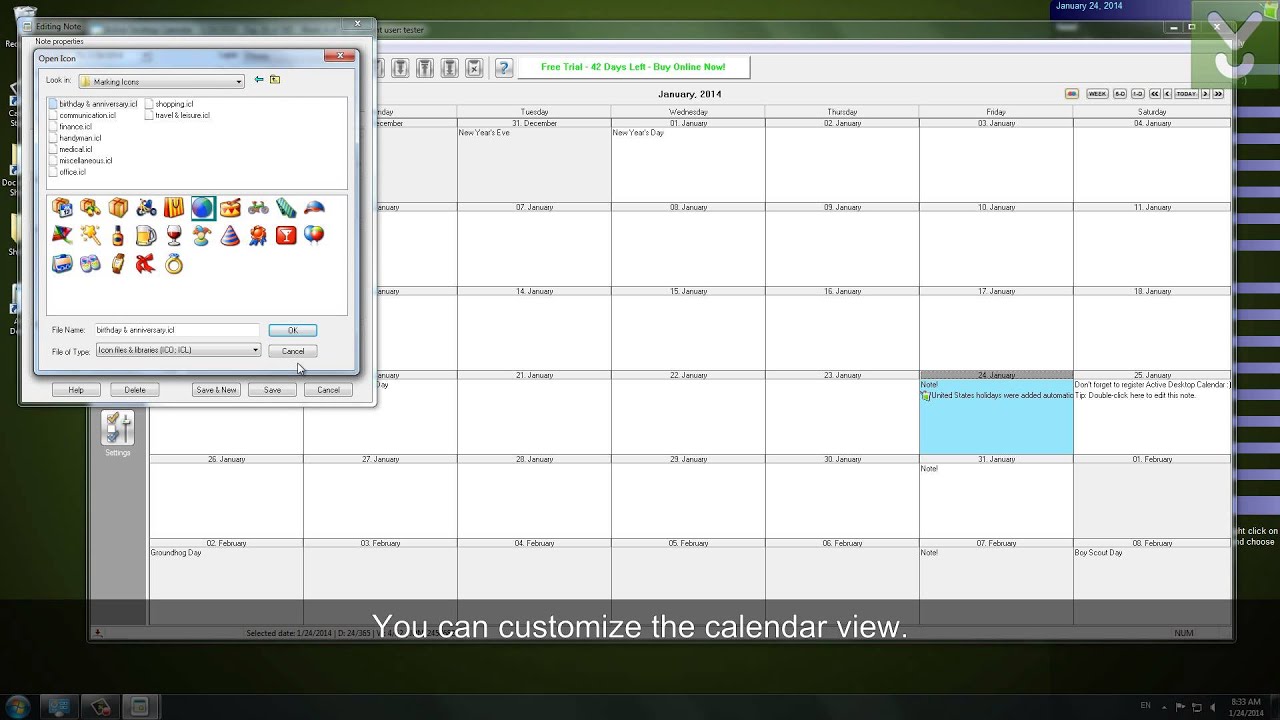 Active Desktop Calendar Windows 10 Wizardrenew